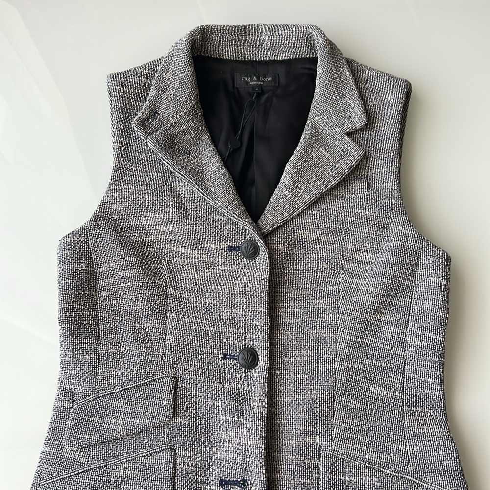 rag & bone Slade Tweed Mini Dress Sz 0 - Picture 8 of 15